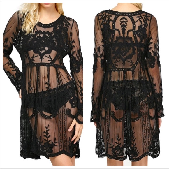 CANDICE-Lace Cover-up - Picture 4 of 8